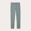 Jeans slim 5 poches vert fonc&eacute; femme