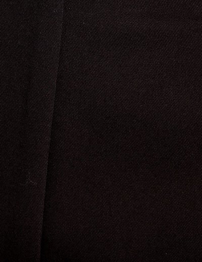 Pantalon large avec ceinture amovible noir femme