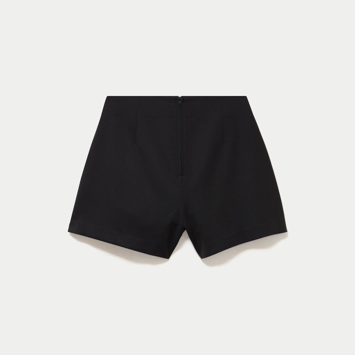 Jupe-short taille haute noir femme