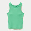 D&eacute;bardeur c&ocirc;tel&eacute; avec brassi&egrave;re int&eacute;gr&eacute;e vert femme