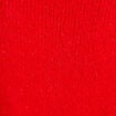 Gilet ample col rond manches longues rouge femme