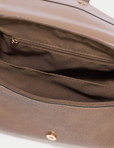 Sac similicuir beige femme