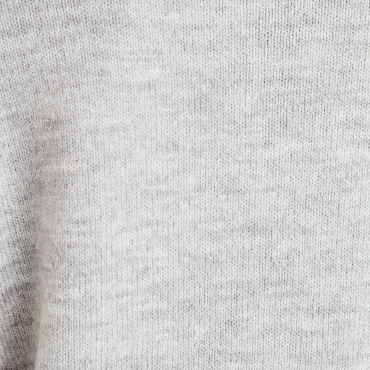 Pull manches longues gris clair femme
