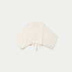 Kimono oversize ajour&eacute; ecru femme