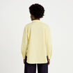 Chemise oversize manches longues jaune femme