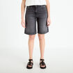 Bermuda en jean denim noir femme