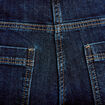 Jean wide leg cropped taille haute denim blue black femme