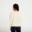 Gilet court avec boutons coeur sable femme