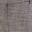 Short regular taille standard tweed noir femme