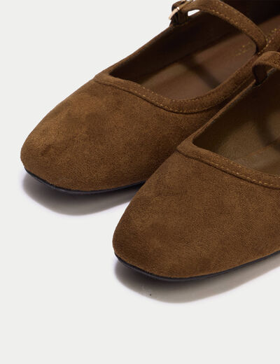 Ballerines marron femme