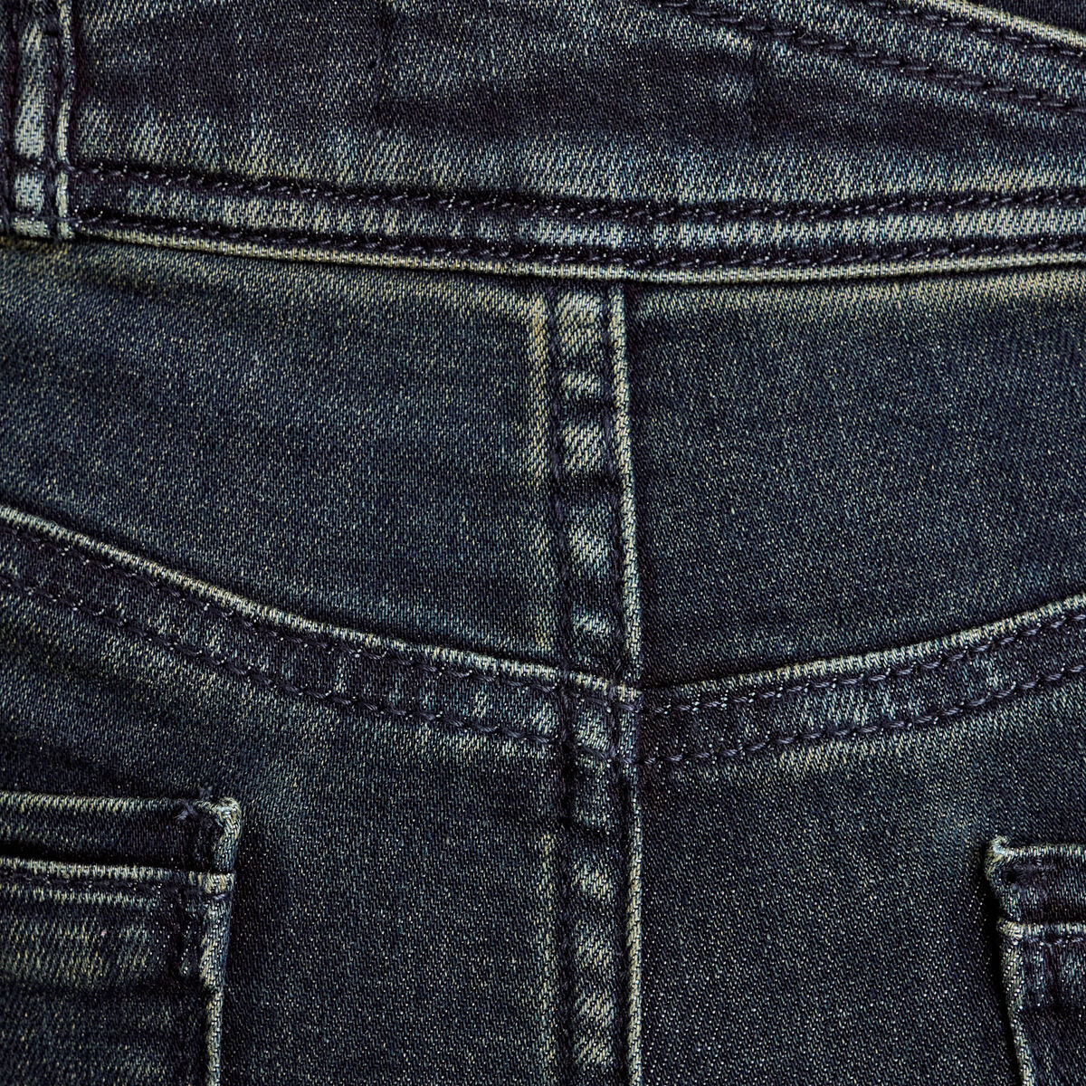 Jeans slim push-up denim blue black femme