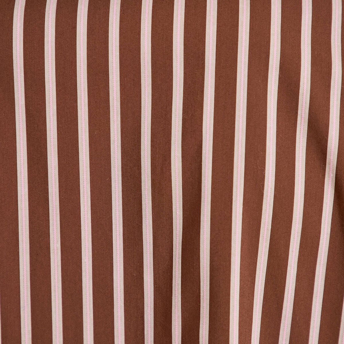 Chemise oversize manches longues marron femme