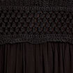 Robe longue &eacute;vas&eacute;e noir femme