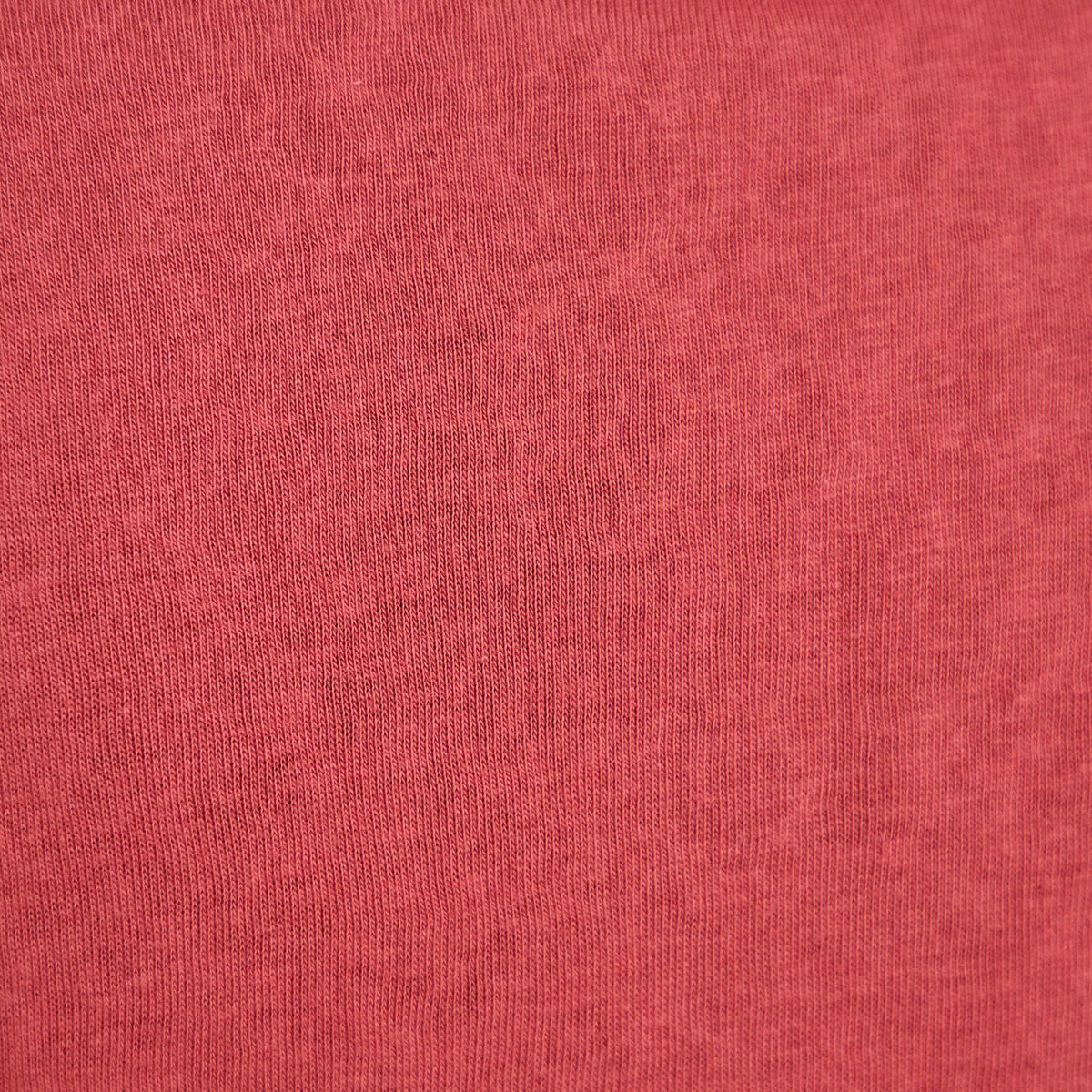 T-shirt col rond manches courtes brod&eacute; vieux rose femme