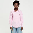Chemise ray&eacute;e blanc femme
