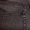 Jeans wide leg taille haute denim noir femme
