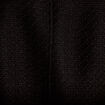 Veste droite en tweed col classique noir femme