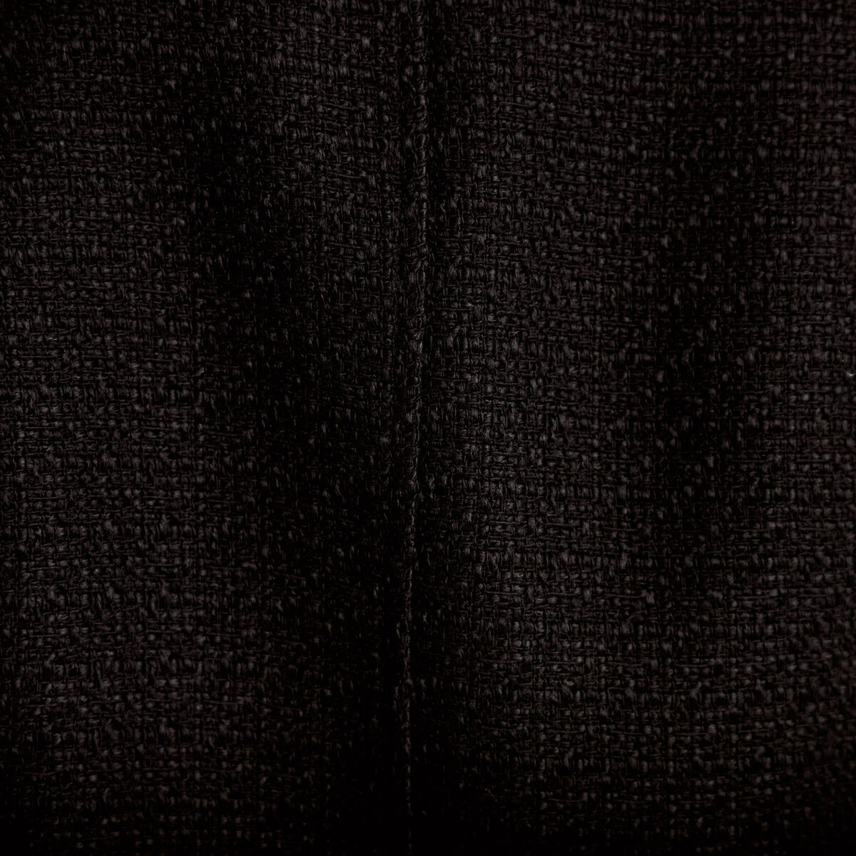 Veste droite en tweed col classique noir femme