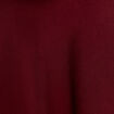 Jupe &eacute;vas&eacute;e en maille bordeaux femme