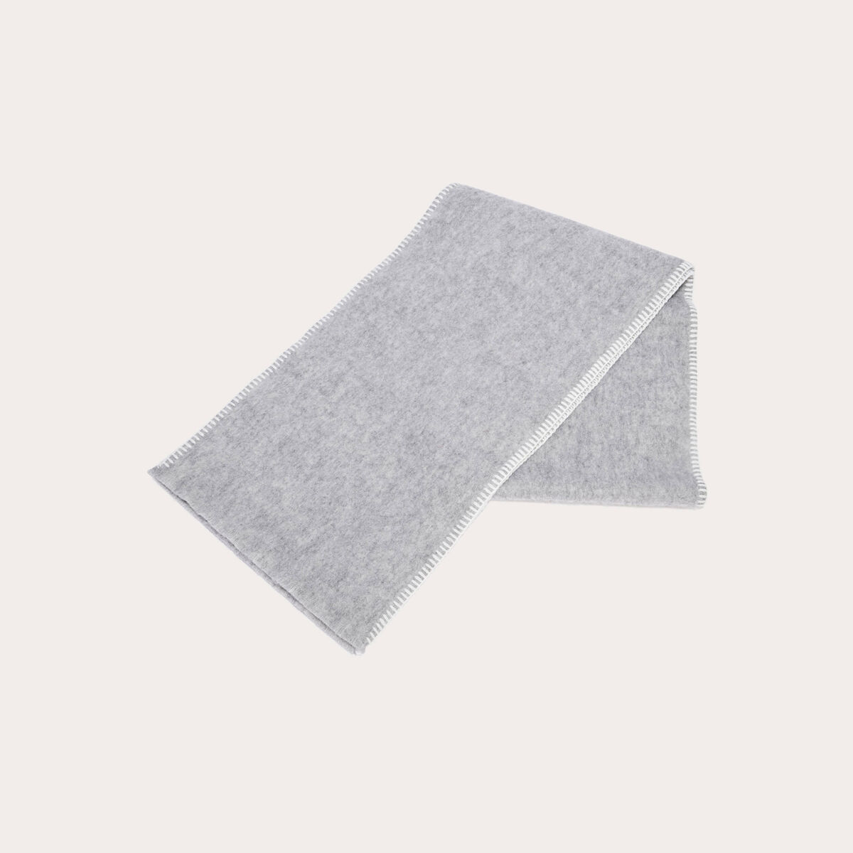 &Eacute;charpe fluide gris clair femme