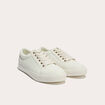 Baskets &agrave; lacets blanc femme
