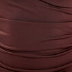 T-shirt ajust&eacute; manches longues marron fonc&eacute; femme