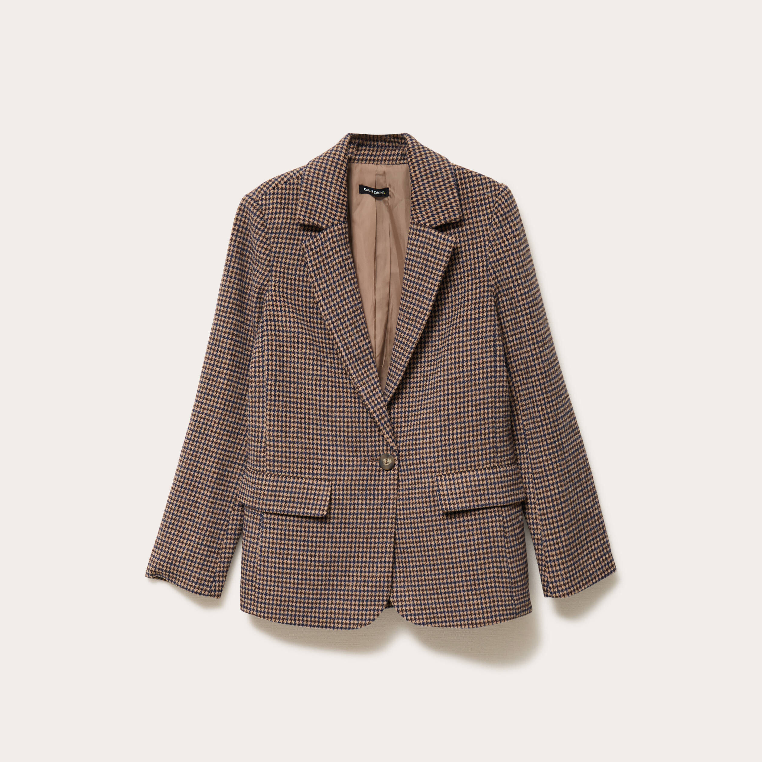 Blazer Femme The Tailored Sportsman Taille 6/12 - Laine Carreaux Camel - Occasion