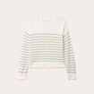 Pull manches longues vert pastel femme
