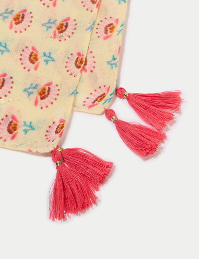 Foulard jaune femme