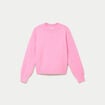Pull col rond rose femme