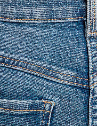 Jean skinny push-up taille standard denim double stone femme
