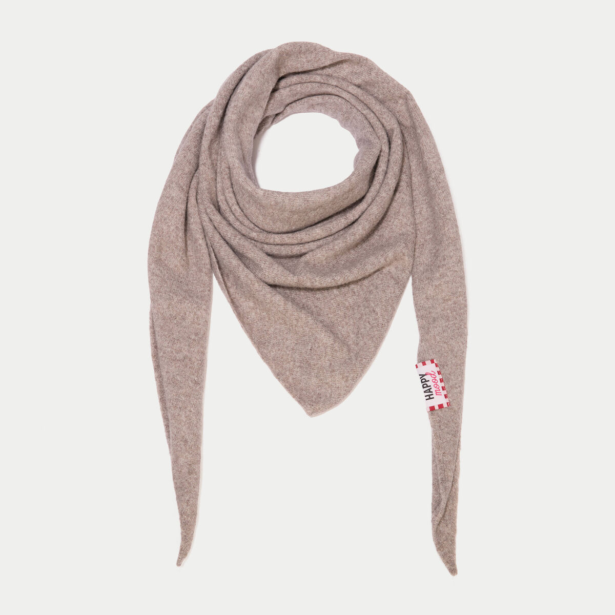Foulard taupe femme