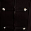 Veste ajust&eacute;e manches longues noir femme