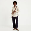 Chemise oversize manches longues blanc femme