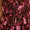 Robe longue &eacute;vas&eacute;e effet satin&eacute;e noir femme