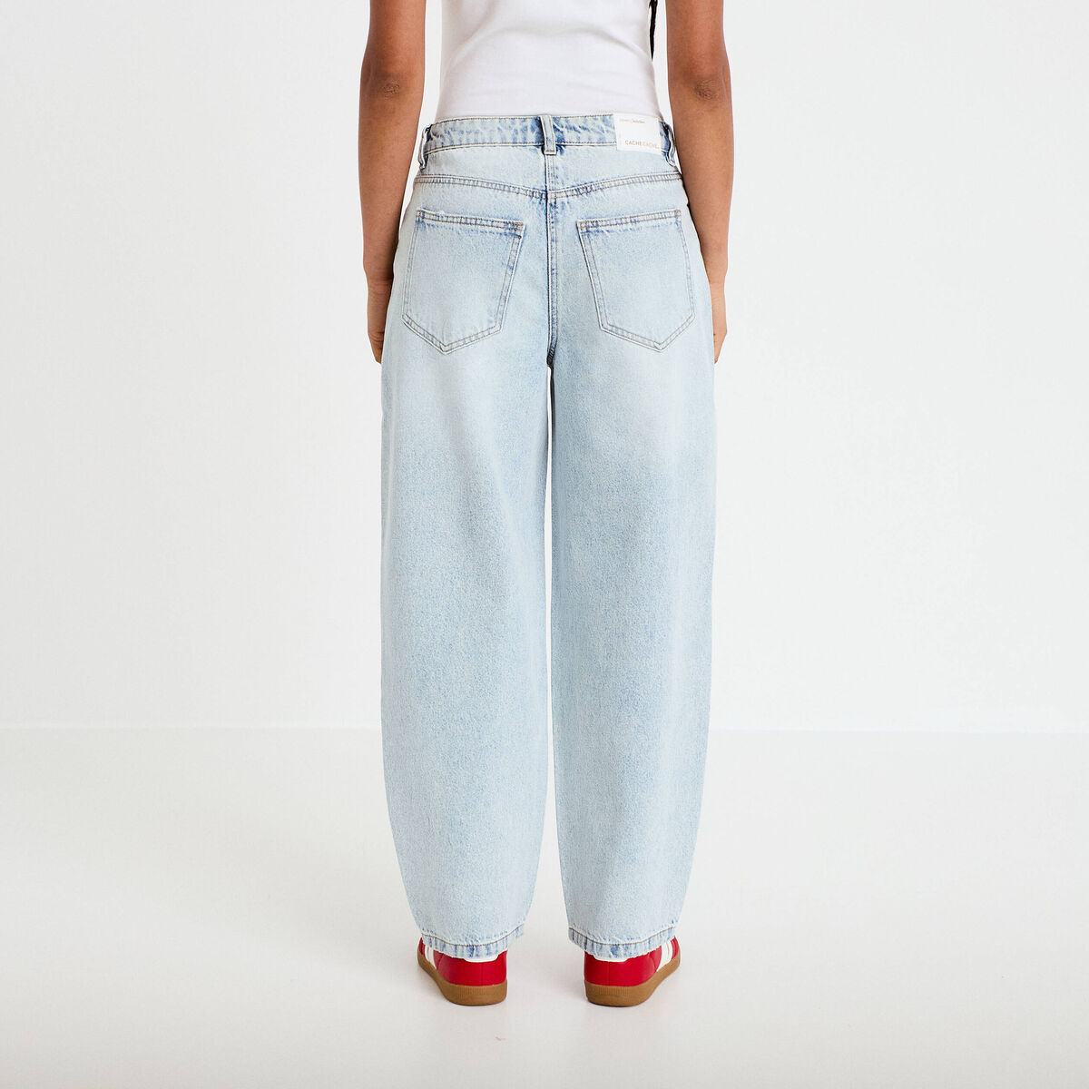 Jean denim bleach femme