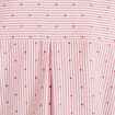 Chemise droite manches longues rouge clair femme