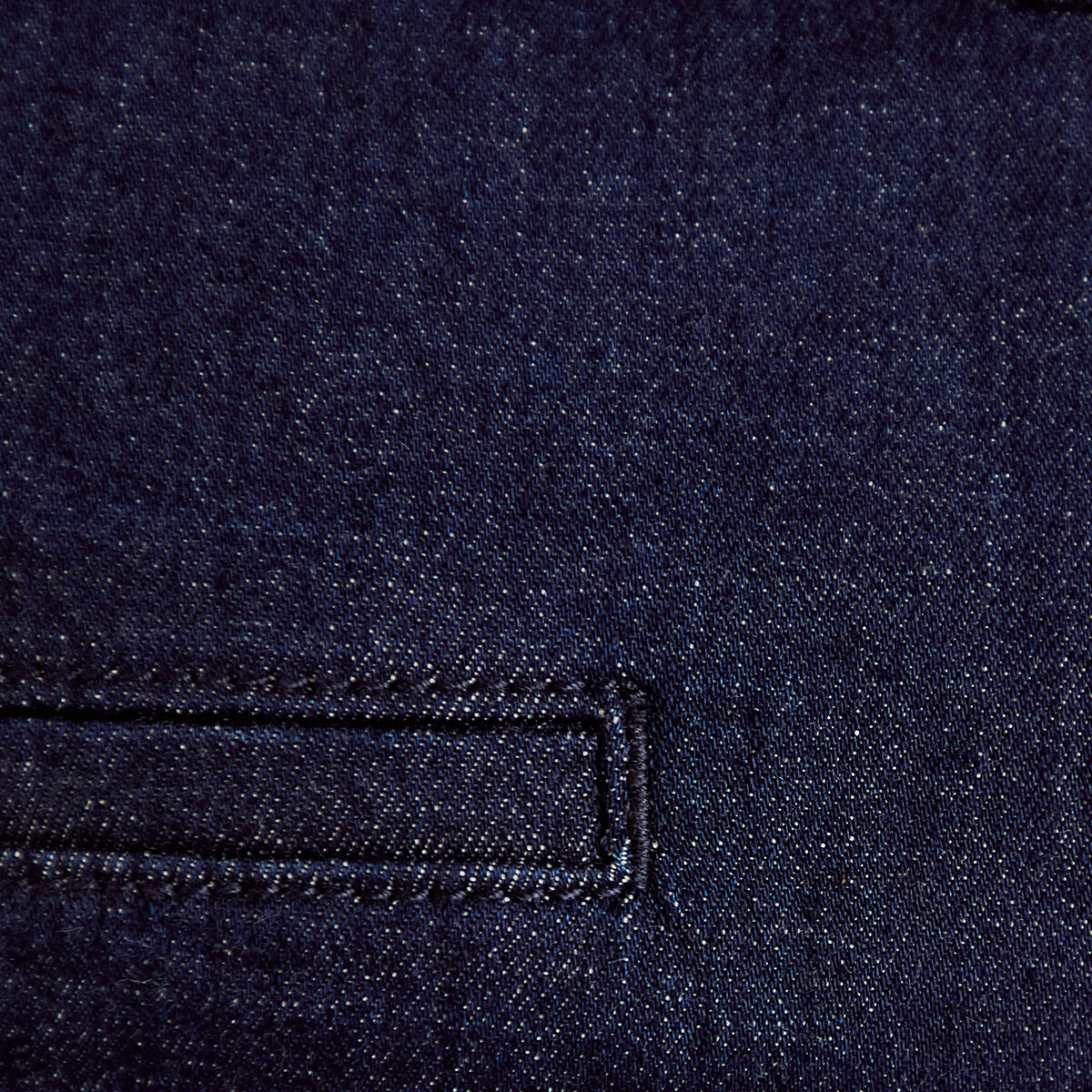 Jeans chino avec ceinture denim brut femme