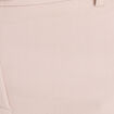 Pantalon cigarette ceintur&eacute; beige femme