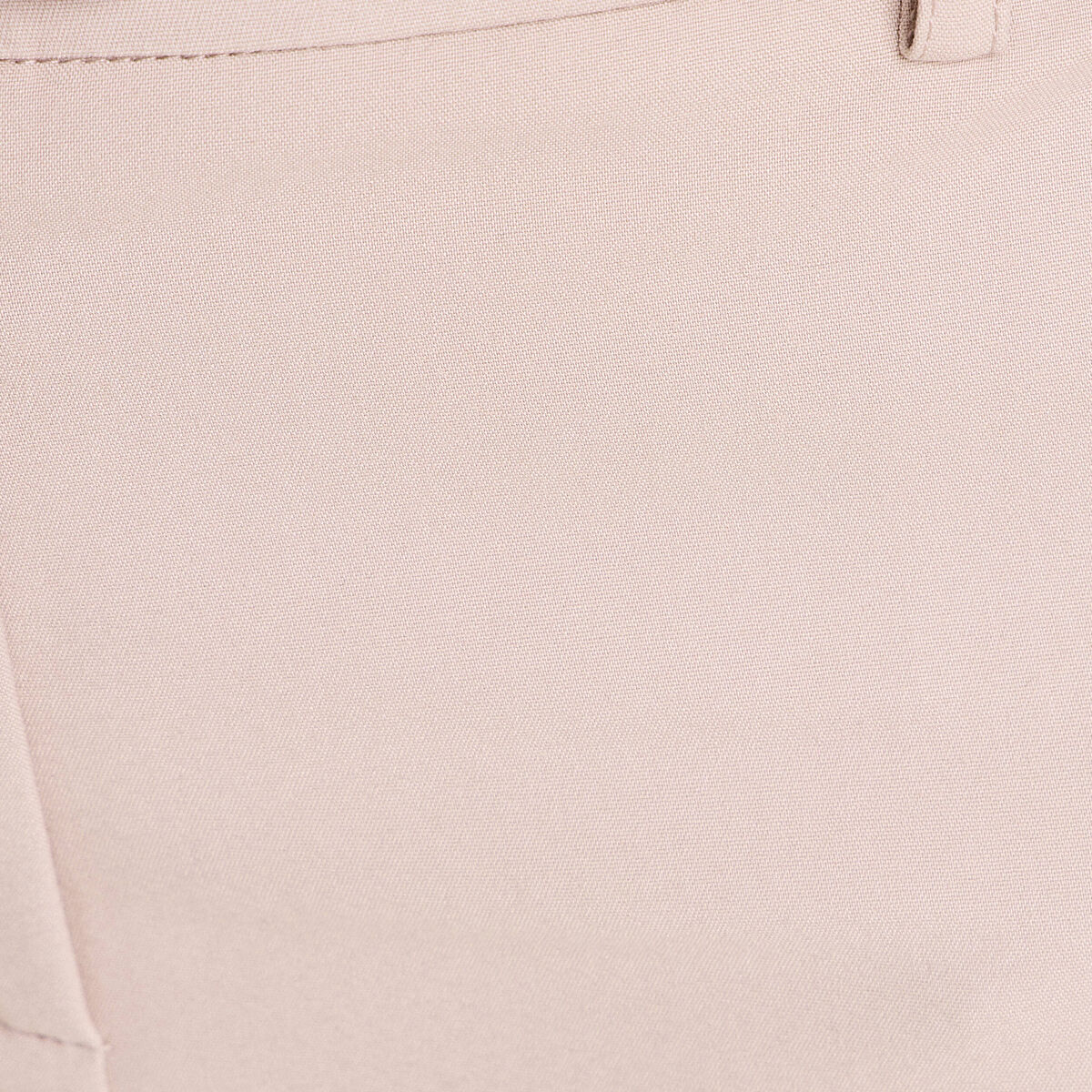 Pantalon cigarette ceintur&eacute; beige femme