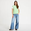 Pull sans manches vert pastel femme