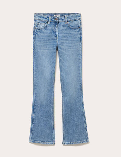 Jeans flare denim triple stone femme