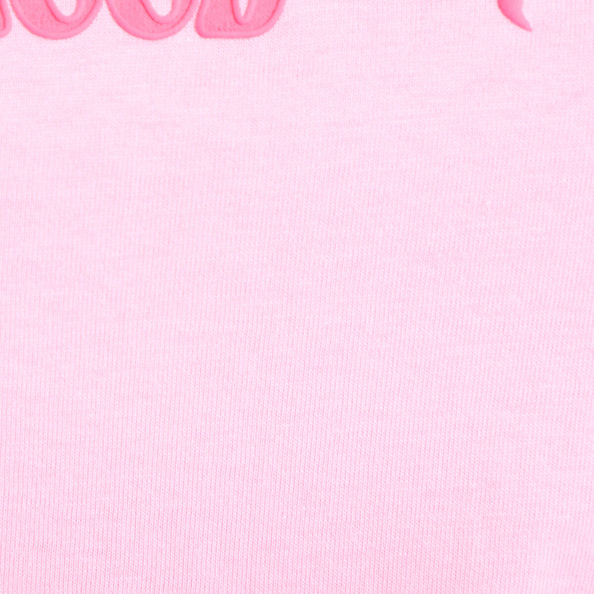 T-shirt col rond manches courtes rose corail femme