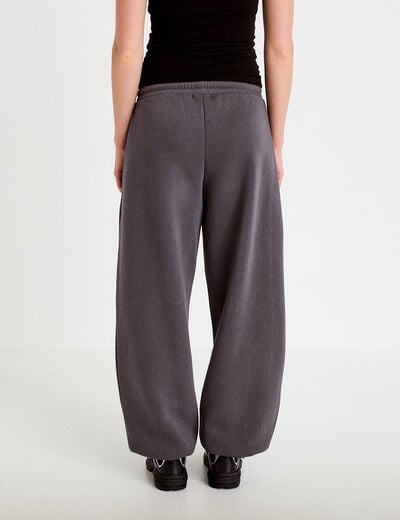 Jegging taille basse gris fonc&eacute; femme