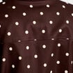 Veste oversize manches longues marron chocolat femme