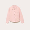 Surchemise oversize col classique rose clair femme