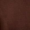 Sweat col rond manches longues marron fonc&eacute; femme
