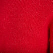 Pull d&eacute;collet&eacute; dos rouge femme