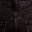 Jean skinny push-up taille standard denim noir femme