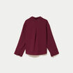 Blouse manches longues bordeaux femme